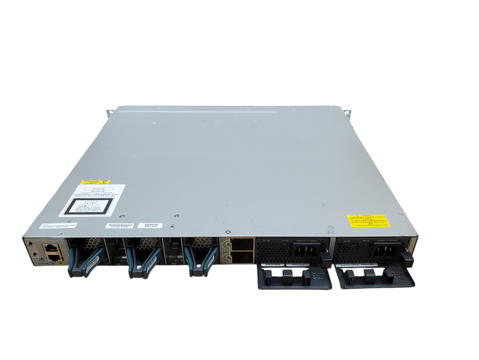 Cisco WS-C3850-12X48U-S 48 Port UPoE w/ 2-10G Module & 2x PSU