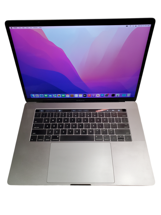 Apple MacBook Pro A1707 15” i7 2.7GHz 512GB 16GB 2016 MLH42LL/A Touch Bar