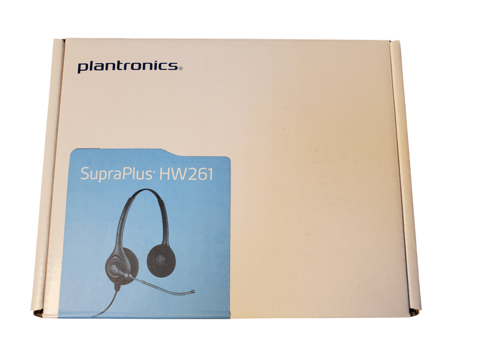 Plantronics SupraPlus HW261 Wired Headset (64337-31) Q