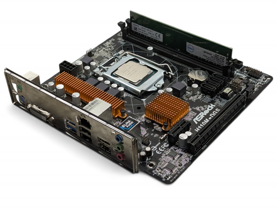 ASRock H110M-DGS Motherboard with i3-7100T @ 3.40Ghz 8GB RAM  -