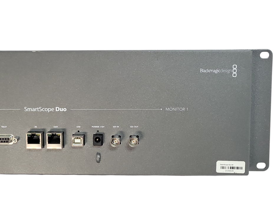 blackmagic design SmartScope DUO 4K, READ _