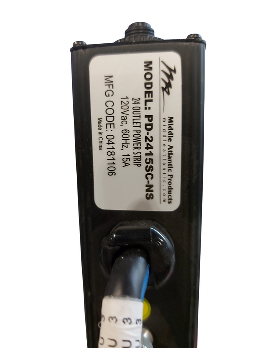 Lot 3x Middle Atlantic PD-2415SC-NS High Density Slim Power Strip 24 15A
