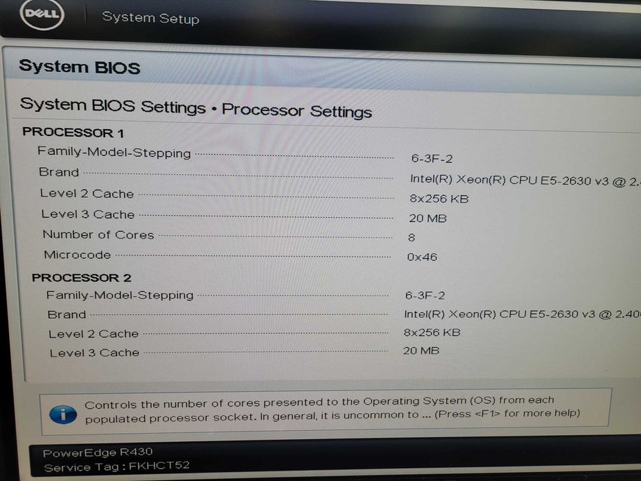 Dell PowerEdge R430 - 2x Xeon E5-2630 v3 32GB DDR4 PERC H730 Mini 2x550W PS %