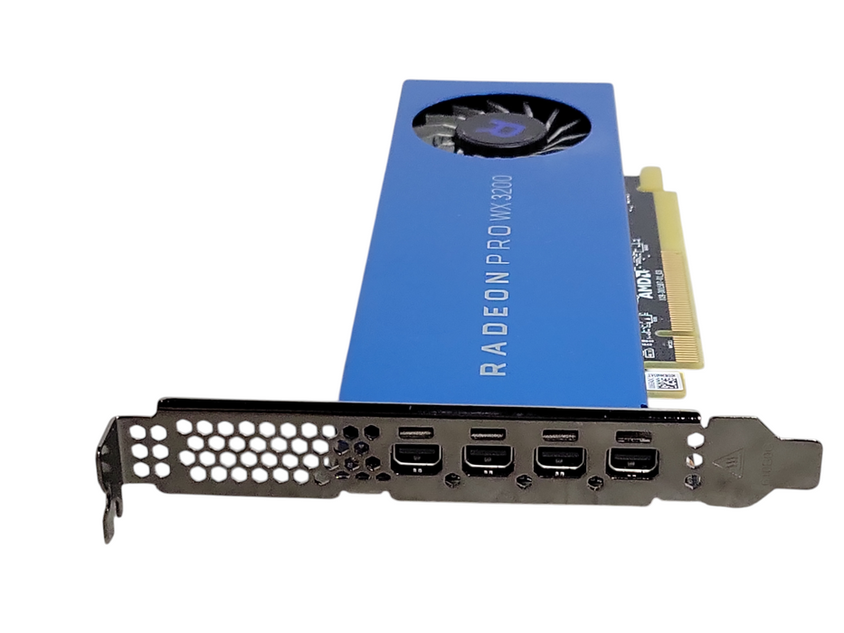 AMD Radeon Pro WX 3200 4GB GDDR5 Graphics Card 4x Mini DP _
