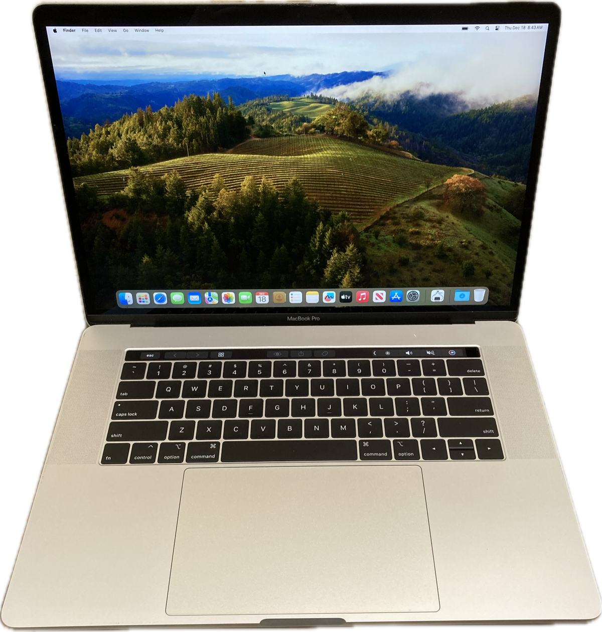 Apple MacBook Pro 15' 2018 i7-8750H 32GB RAM 256SSD Radeon Pro