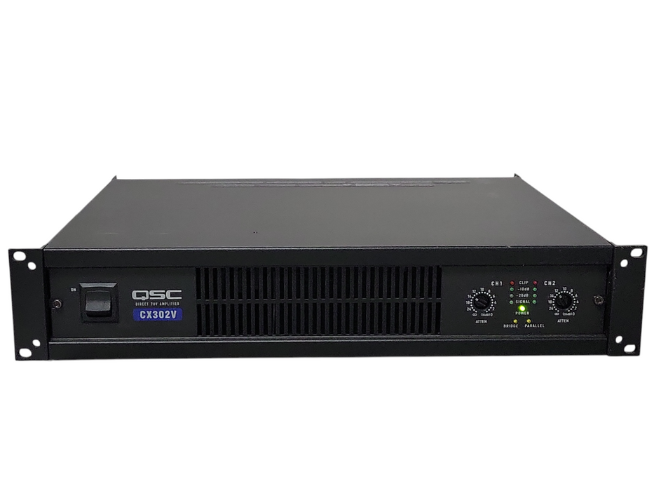 QSC CX302V 2 Channel 70V Power Amplifier, READ _