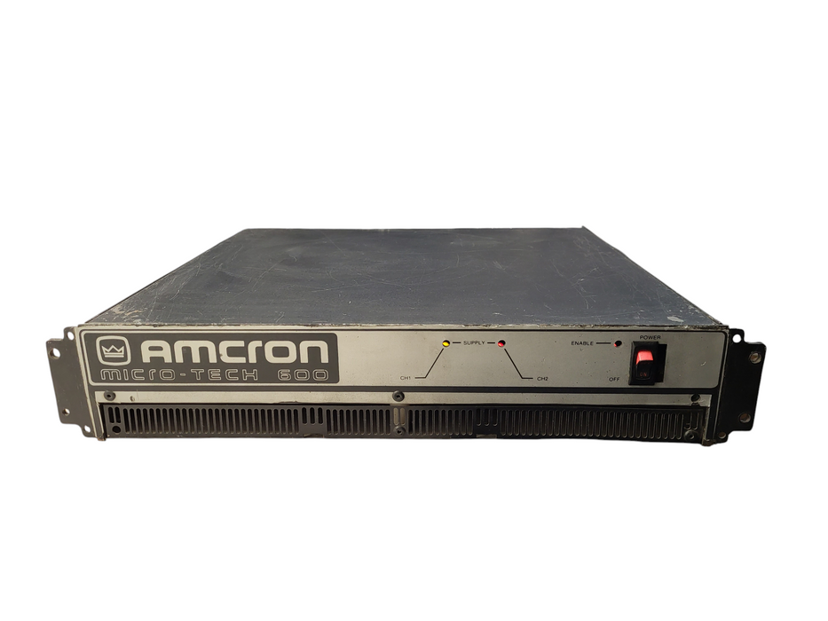 Crown Micro-Tech 2400 2 Channel High Power Stereo Power Amplifier READ $