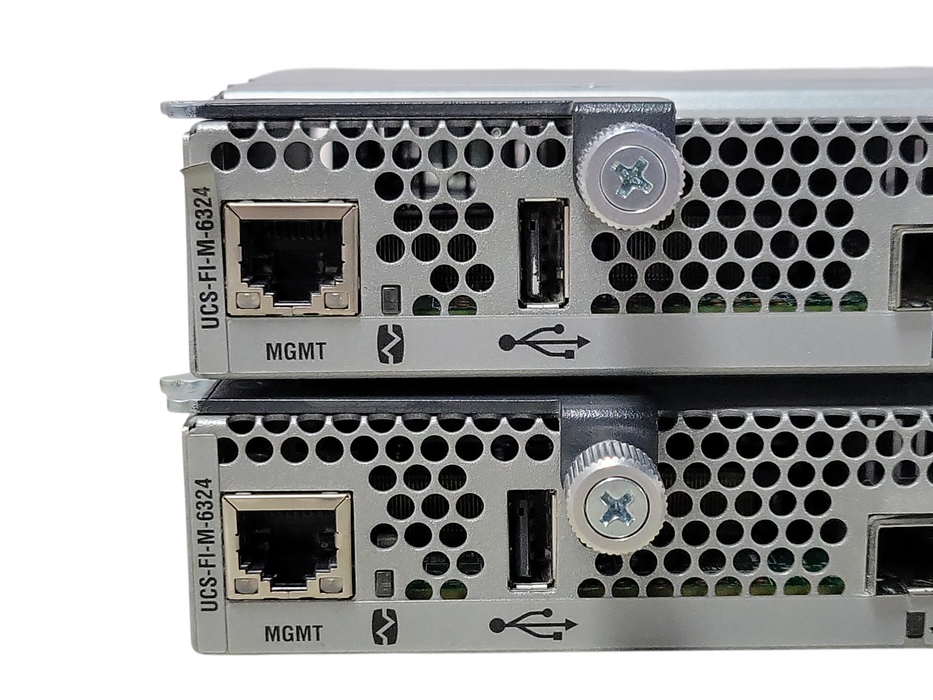 Lot of 2x Cisco UCS 6324 UCS-FI-M-6324 Fabric Interconnect Modules _