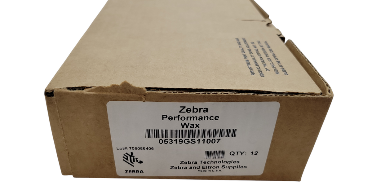 Lot of 12x - Zebra Wax Ribbon (05319GS11007) New % — retail.era