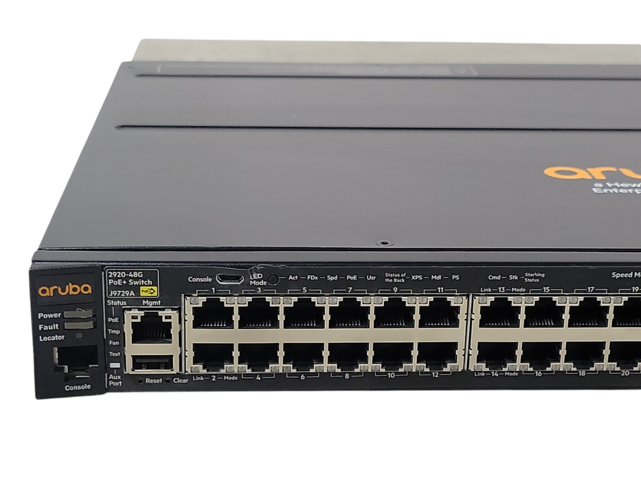 HP Aruba J9729A 2920-48G-POE+ 48-Port Gigabit Switch _
