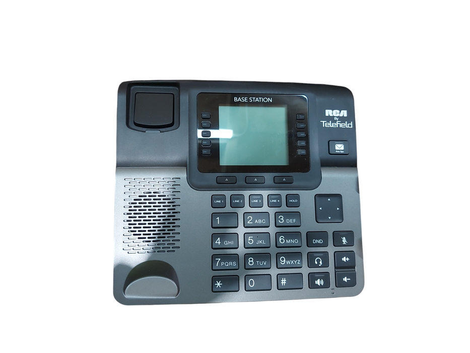Lot 2x RCA Telefield TC1000 4-line Digital Office Desk Phone Base Station