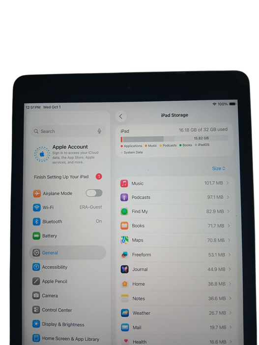 Apple iPad 8th Gen - 32GB - Space Gray [A2270]