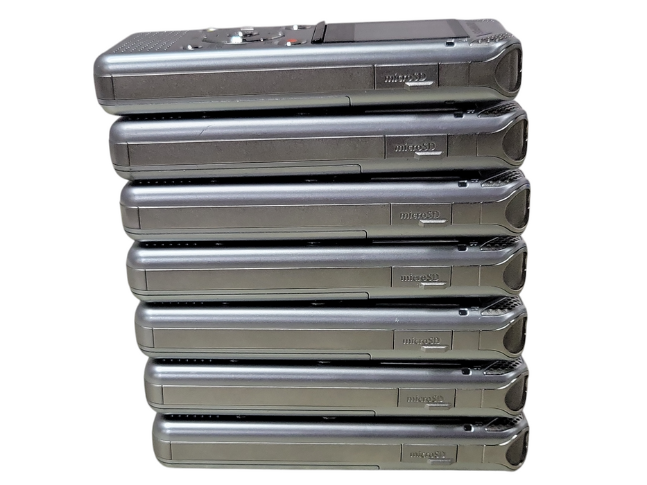 Lot of 7x Olympus Digital Voice Recorder WS-801, No SD Card, READ _