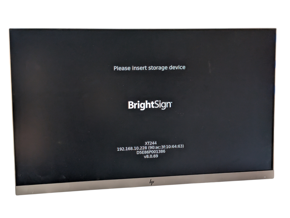 BrightSign XT4 XT244 HDMI 4K PoE Power Networked Digital Signage Player  Q-