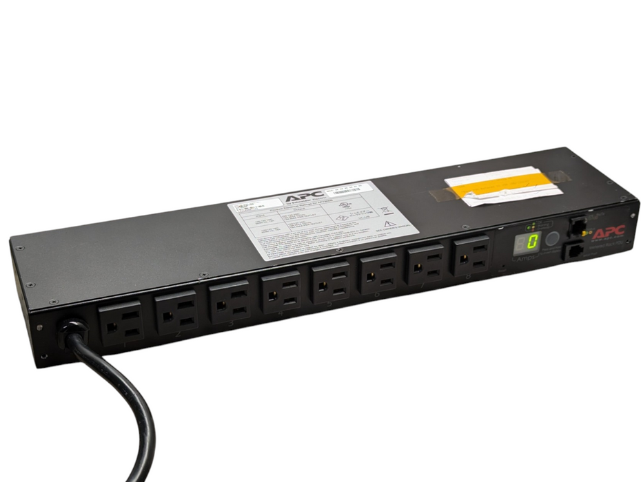 APC AP7800B120V 15A Metered Rack PDU 8 Plugs  -