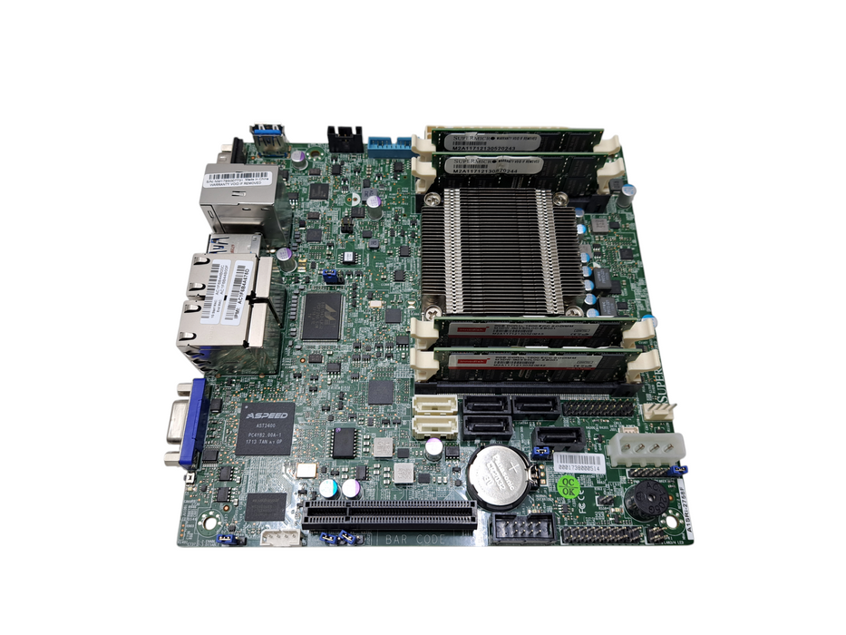 Supermicro A1SRi-2758F Router Server mITX Motherboard with 32GB ECC RAM )