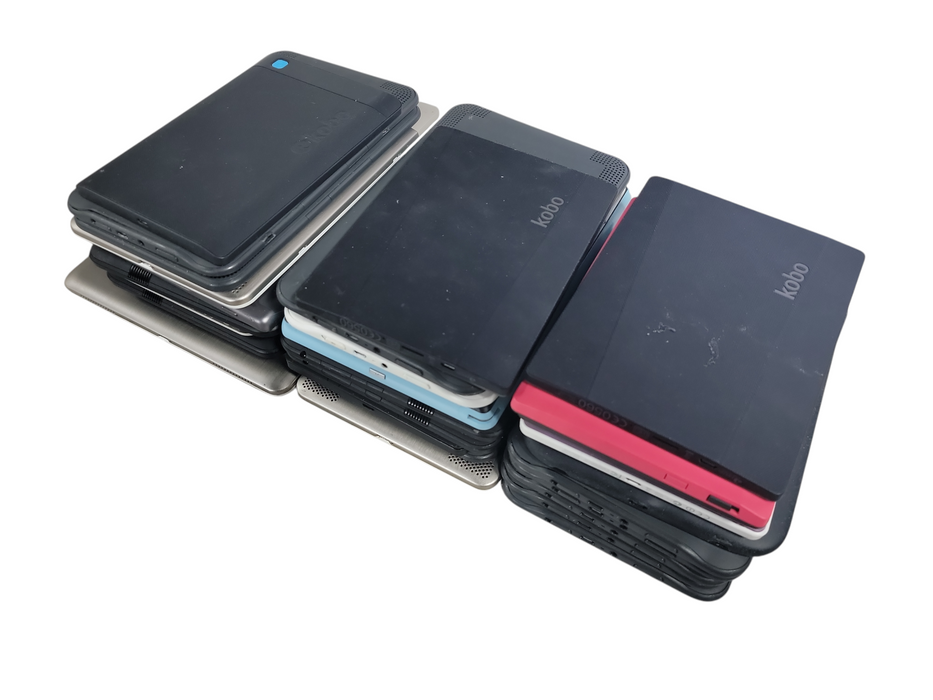 Lot of 30x Assorted e-Readers [Amazon / Kobo | Micro USB | AS-IS]