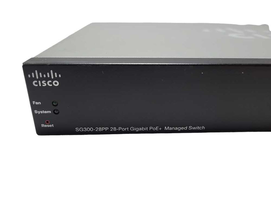 Cisco SG300-28PP 24-Port Gigabit PoE+ Managed Network Switch $