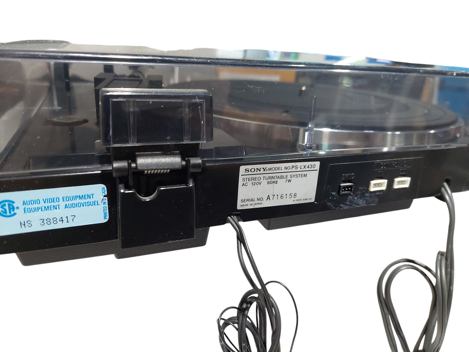 Sony Model: PS-LX430 Stereo Turntable System  =