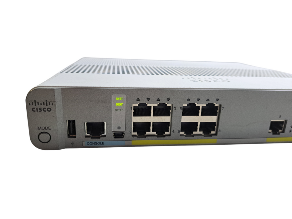 Cisco WS-C2960CX-8TC-L V04 | 8-Port Gigabit Managed Silent Switch | 2x SFP