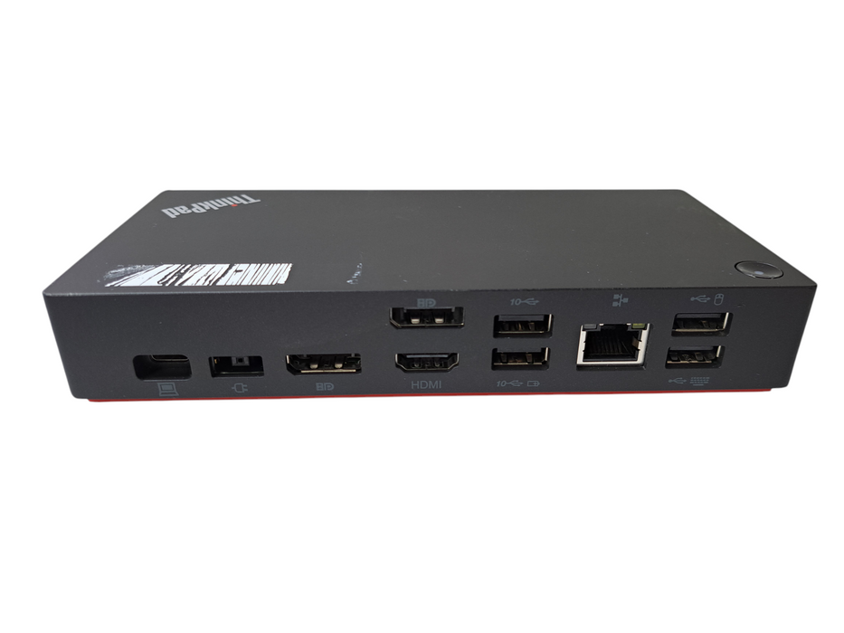 Lenovo ThinkPad Universal USB-C Laptop Dock 40AY LDA-KP W/ 90W Adapter )