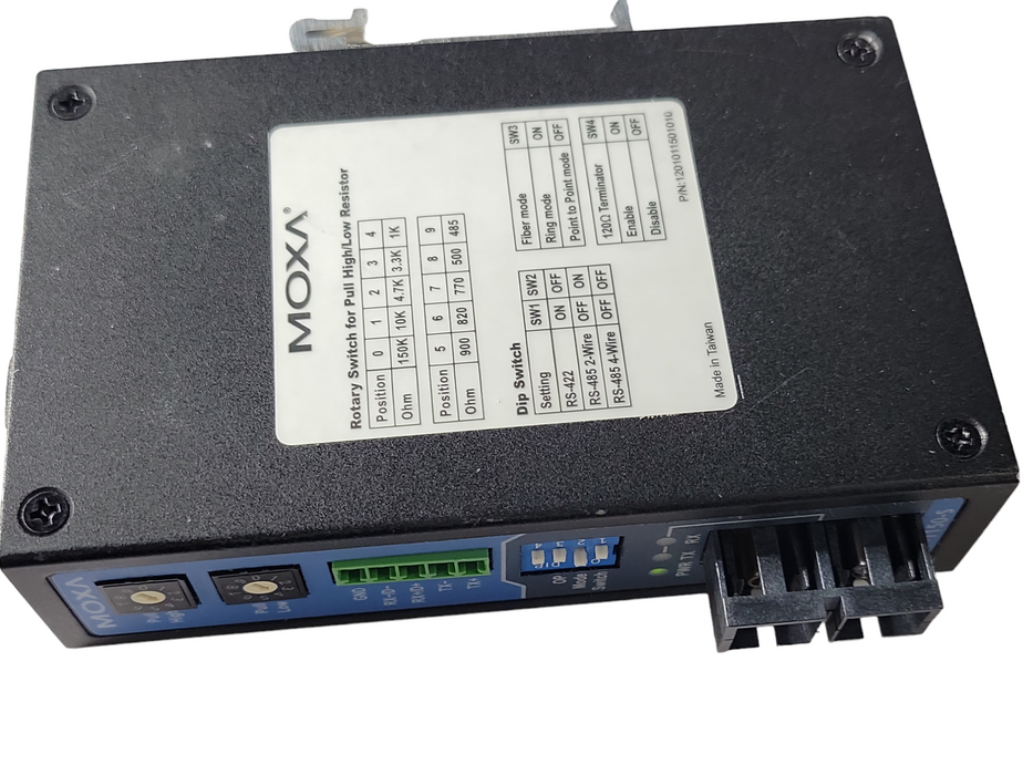 Moxa ICF-1150-S-SC-T Indust RS-232/422/485 to Single-mode Fiber Converter SEE _