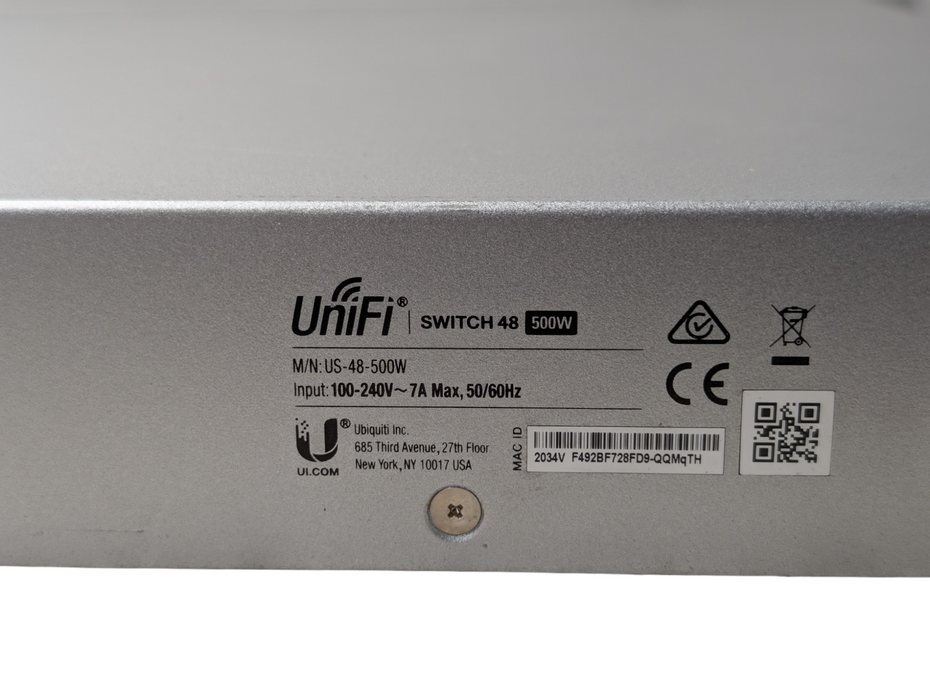 Ubiquiti UniFi Switch 48 500W US-48-500W  -