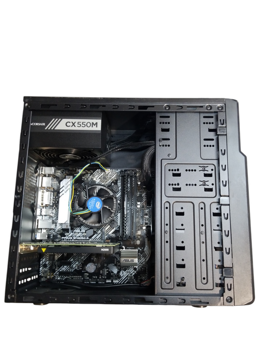Custom Pc w/ Asus B460M-A Intel Core i5-10400 CPU 8GB RAM No HDD M2000