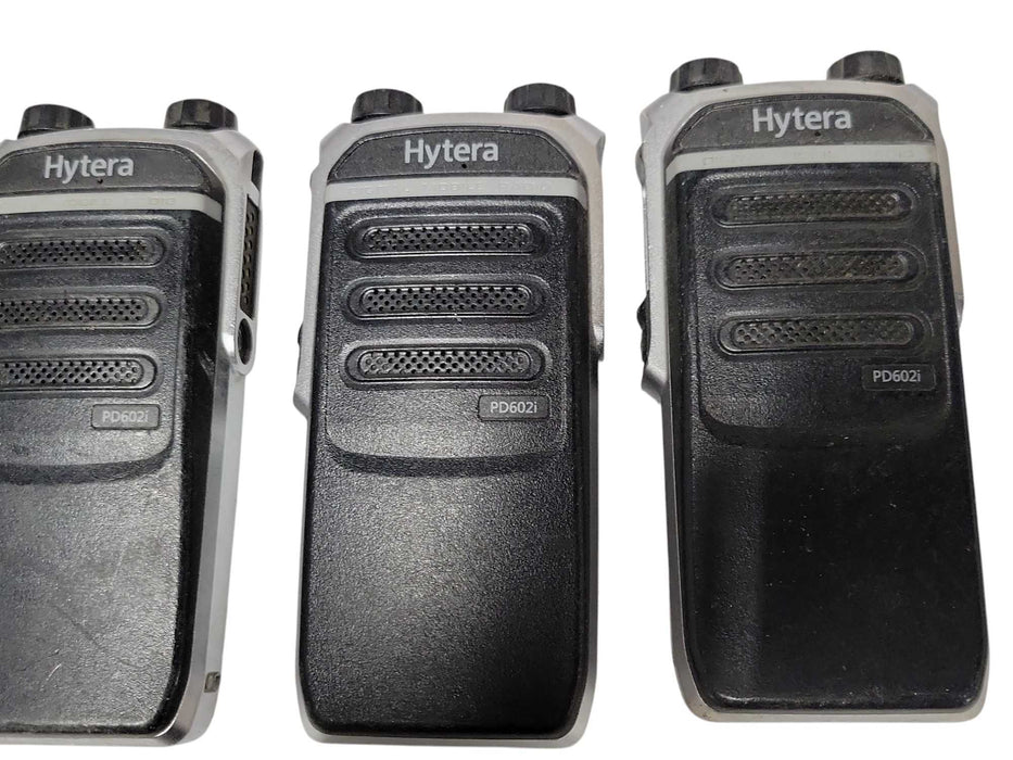 Lot of 4x Hytera PD602i VHF 136-174MHz Two Way Radio, No Battery, READ _