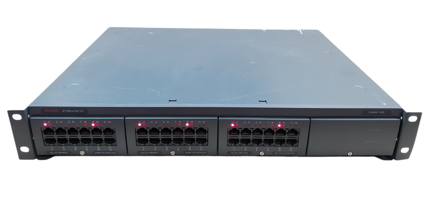 AVAYA IP Office 500 v2 Control Unit 3x 700476013 *READ*