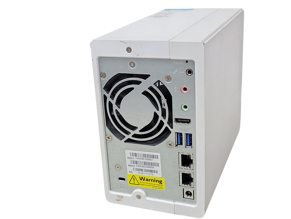 Qnap TS-251A 2-Bay Turbo NAS with 2x 2TB HDDs, READ _