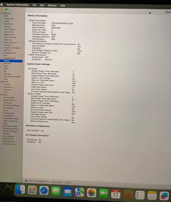Apple MacBook Pro 16' 2019 i9-9980HK 32GB 512SSD Radeon Pro 5300M 4GB READ!