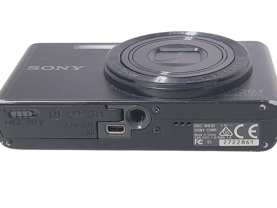 Sony Cyber-shot DSC-W830 20.1MP Digital Camera w/ battery, READ Q_