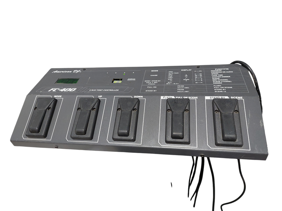 American DJ FC-400 4 Way Foot Controller for Lighting  =