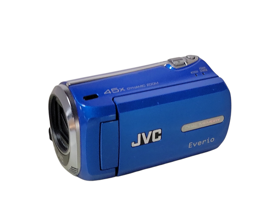 JVC Everio Camcorder GZ-MS230AU Blue Digital Camera Video w/ Battery, READ _