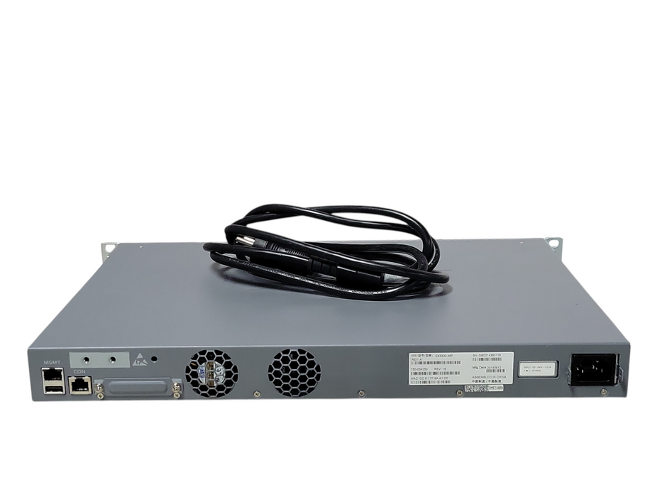 Juniper EX3300 48P EX3300-48P 48 Port PoE+ Gigabit Switch w/ Power cord _