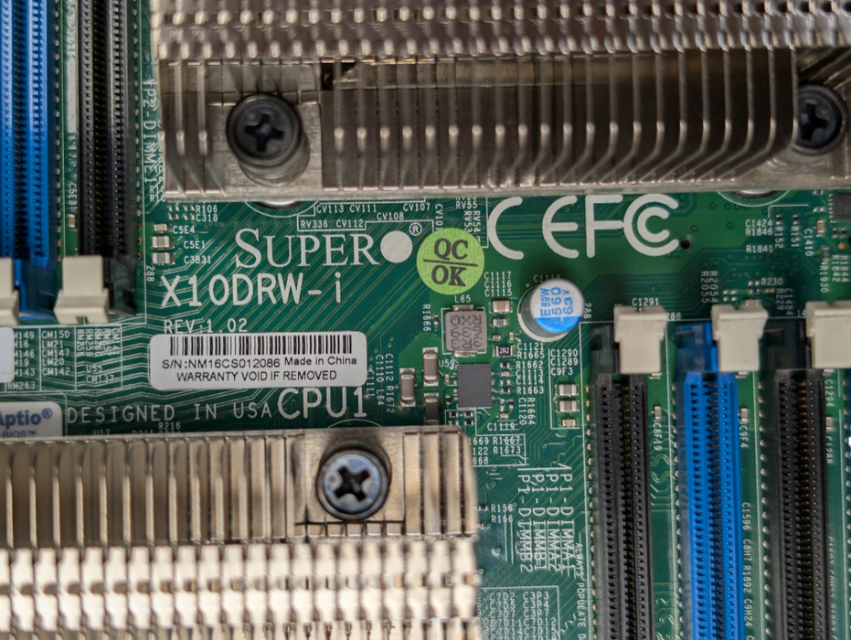 Supermicro CSE-815 X10DRW-i 2x Xeon E5-2630 v3 32GB RAM  -