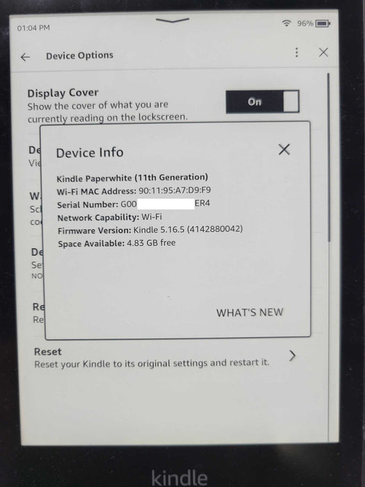 Amazon Kindle Paperwhite 11th Gen 8GB WiFi 6.8