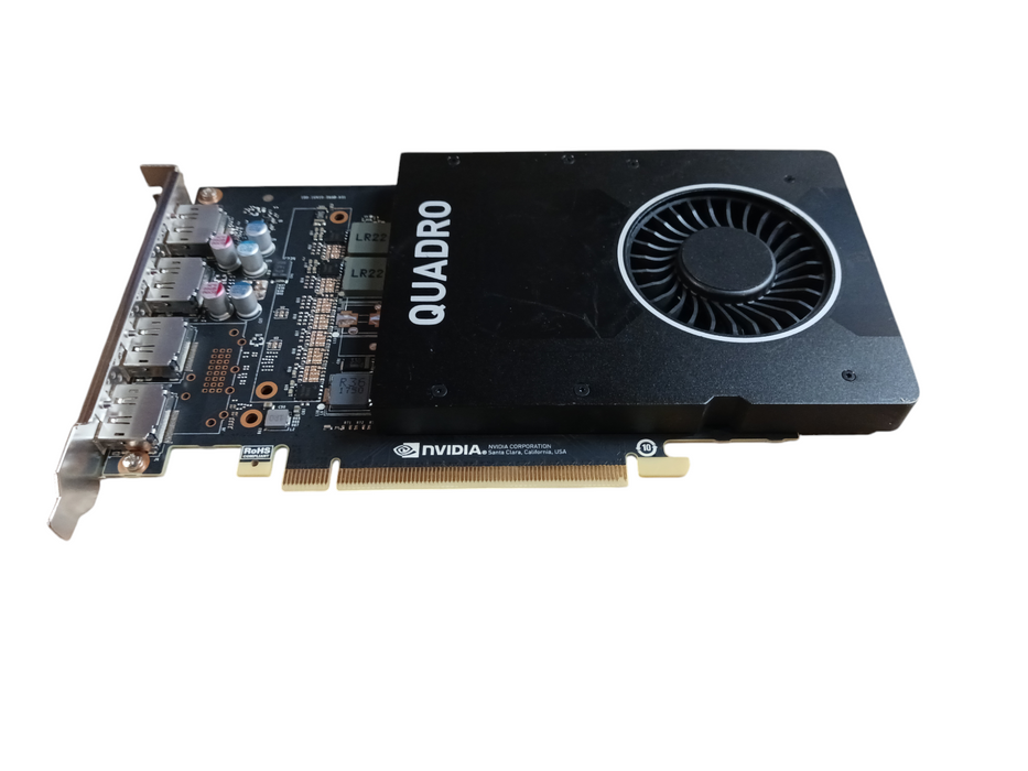 Nvidia Quadro P2000 5GB GDDR5 PCIe 4x Display Port Graphics Card Q