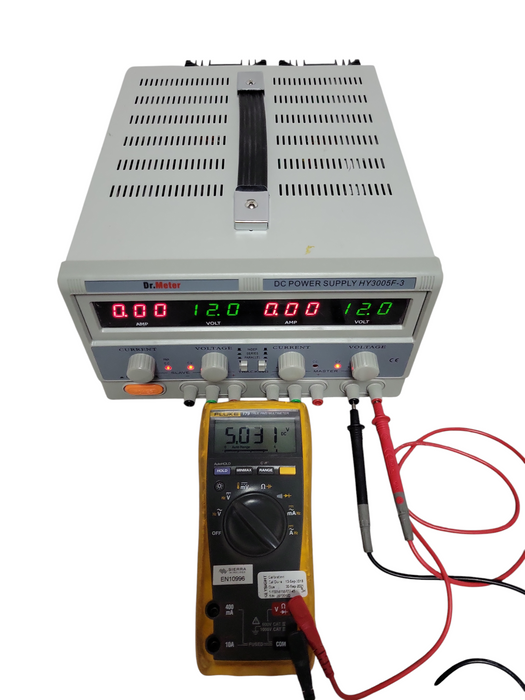 Dr.Meter DC Power Supply HY3005F-3 60V Maximum Voltage with 5V Fixed output _
