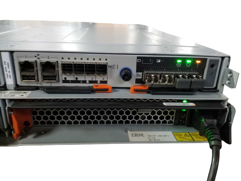 IBM 2078-24C Control Enclosure 2x 00Y5860 6GB SAS Node Controllers 2x PSUs