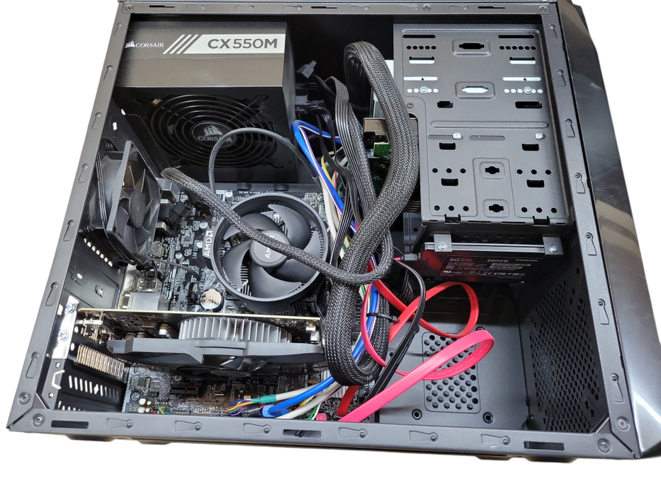 Custom PC, ASUS PRIME A320M-K, Ryzen 7 2700, 16GB DDR4, 500GB SSD + 1TB HDD !