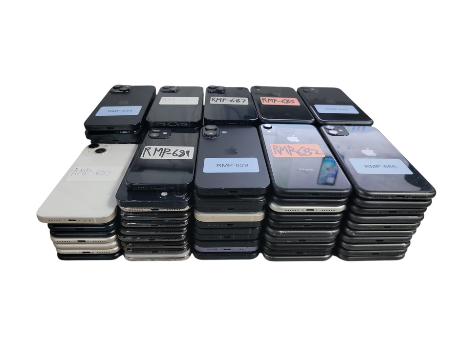 Lot of 100x Apple iPhone [ XR to 16 | B/C Condition][RMP-8] (