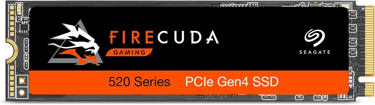 1TB Seagate FireCuda 520 Series 1TB M.2 PCle Gen4 SSD - PCle G4 x4 NVMe SSD