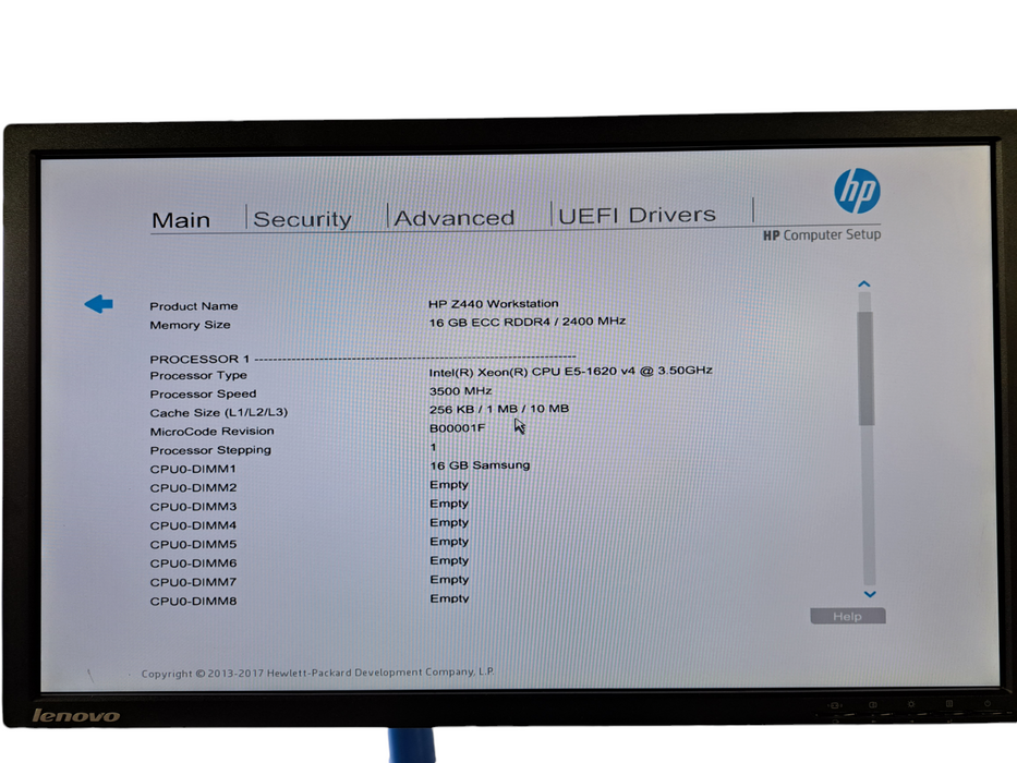 HP Z440 Workstation| Xeon E5-1620 v4 @ 3.50GHz, 16GB DDR4, 512GB NVMe, No GPU