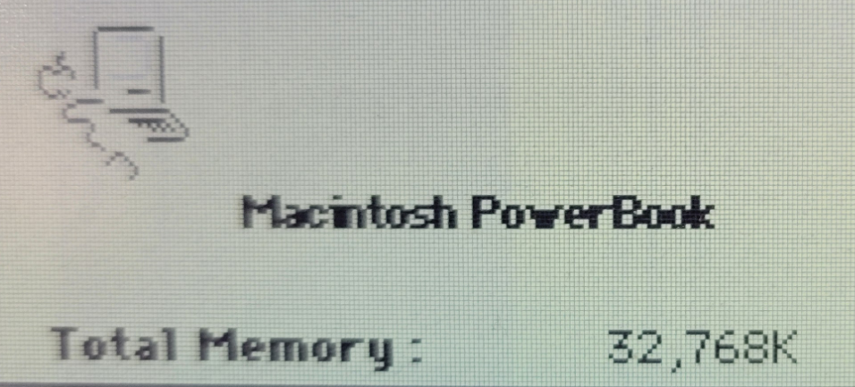 Vintage Macintosh PowerBook Duo 210 + Power Adapter - NO HDD %