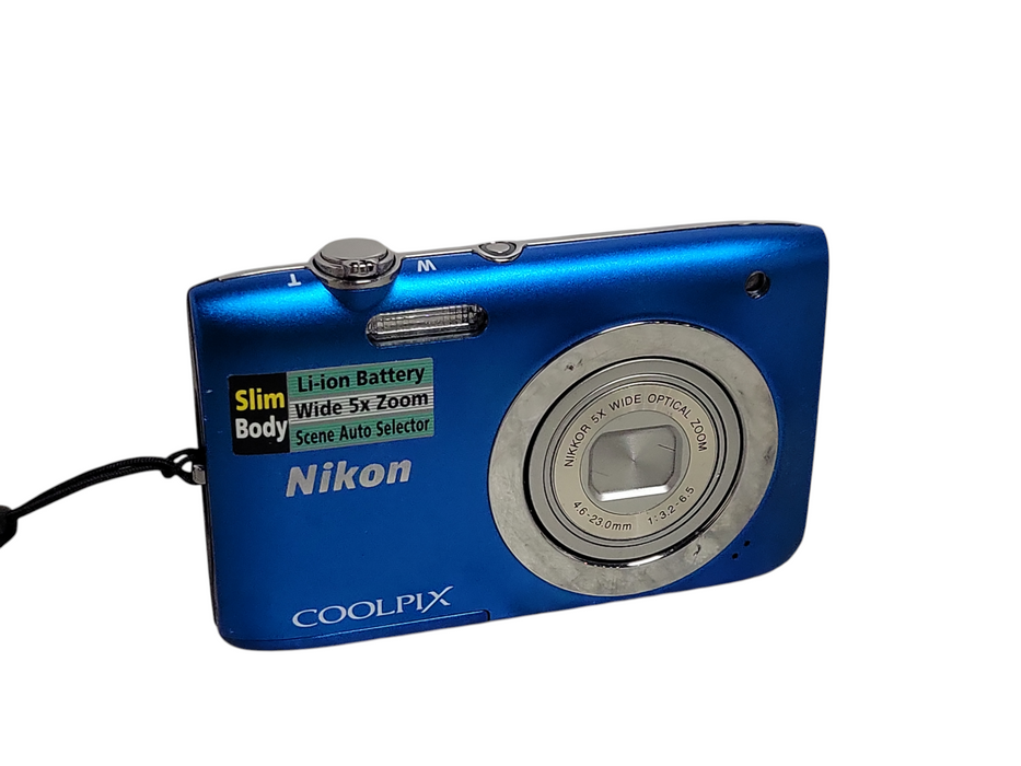 Nikon COOLPIX S2600 Digital Camera Battery 14.0MP 5X Zoom Blue _