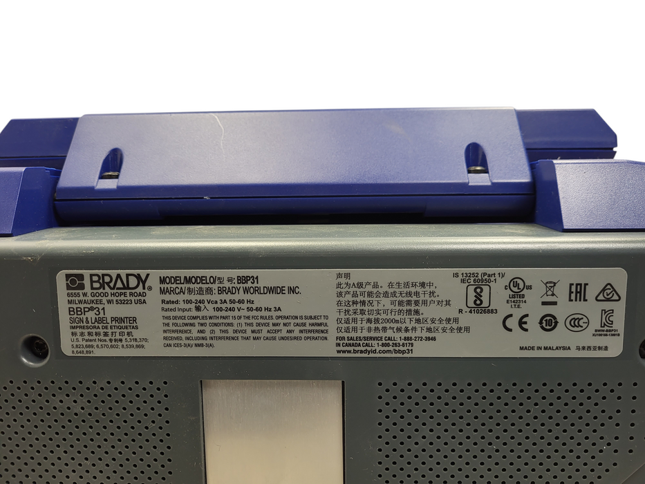 Brady BBP31 Sign & Label Printer No label $