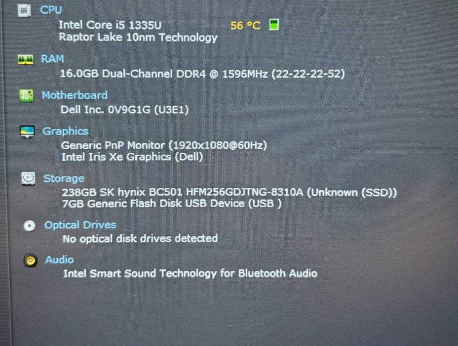 Dell Latitude 3440 Core i5-1335U@1.3GHz 16GB RAM 256GB SSD READ  Lap200