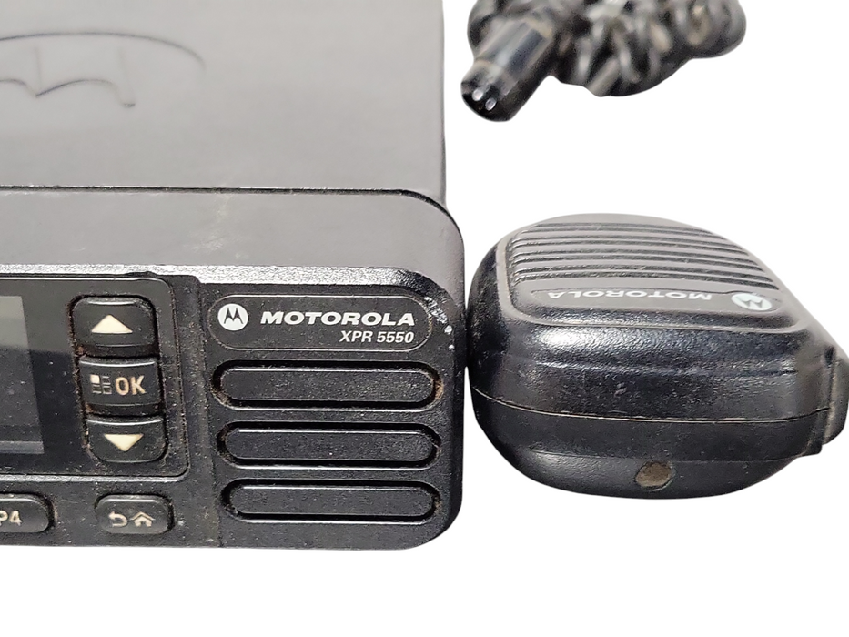 Motorola XPR5550 AAM28QNN9KA1AN mobile radio, SEE DETAIL Q_